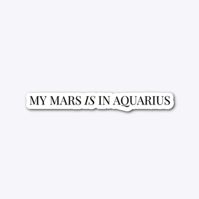 Mars Aquarius 